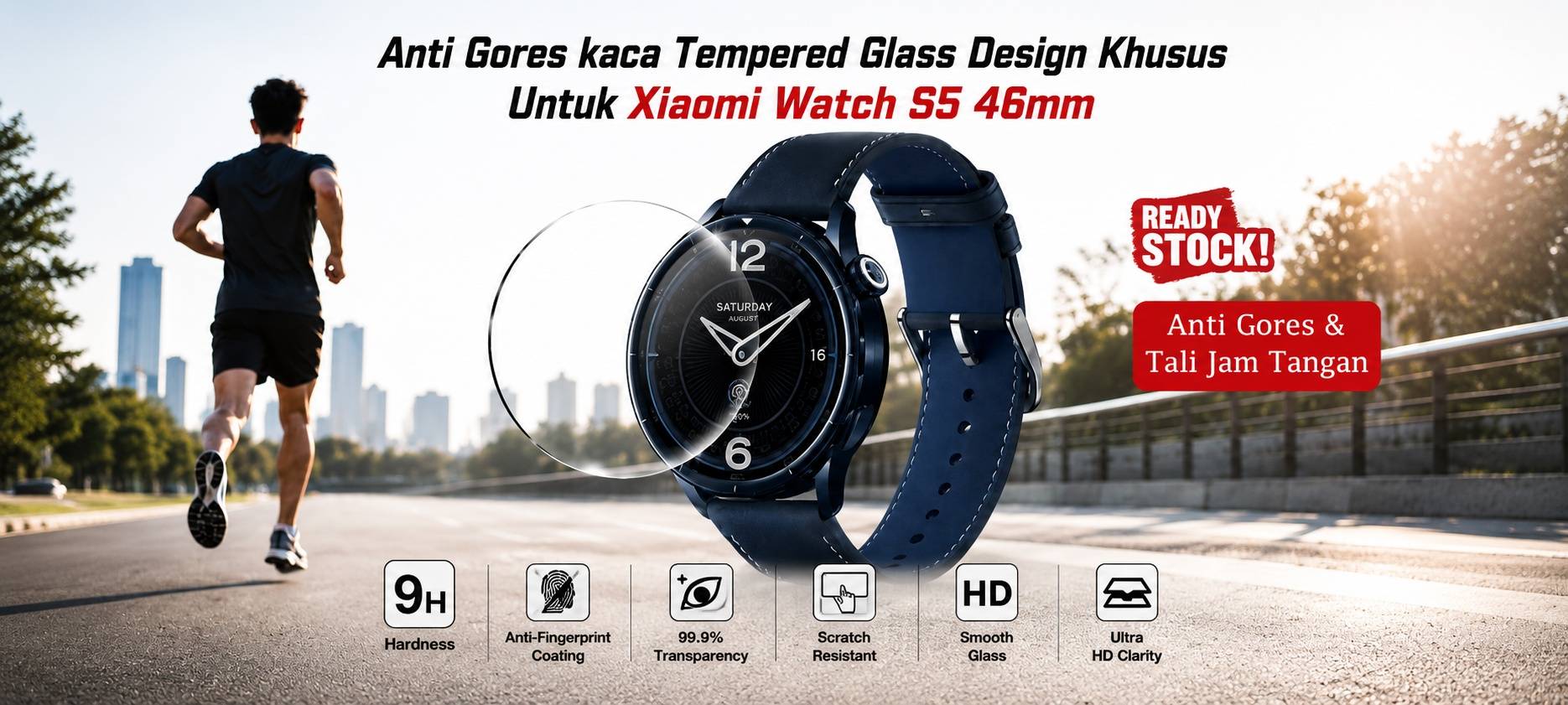tempered glass xiaomi watch s5