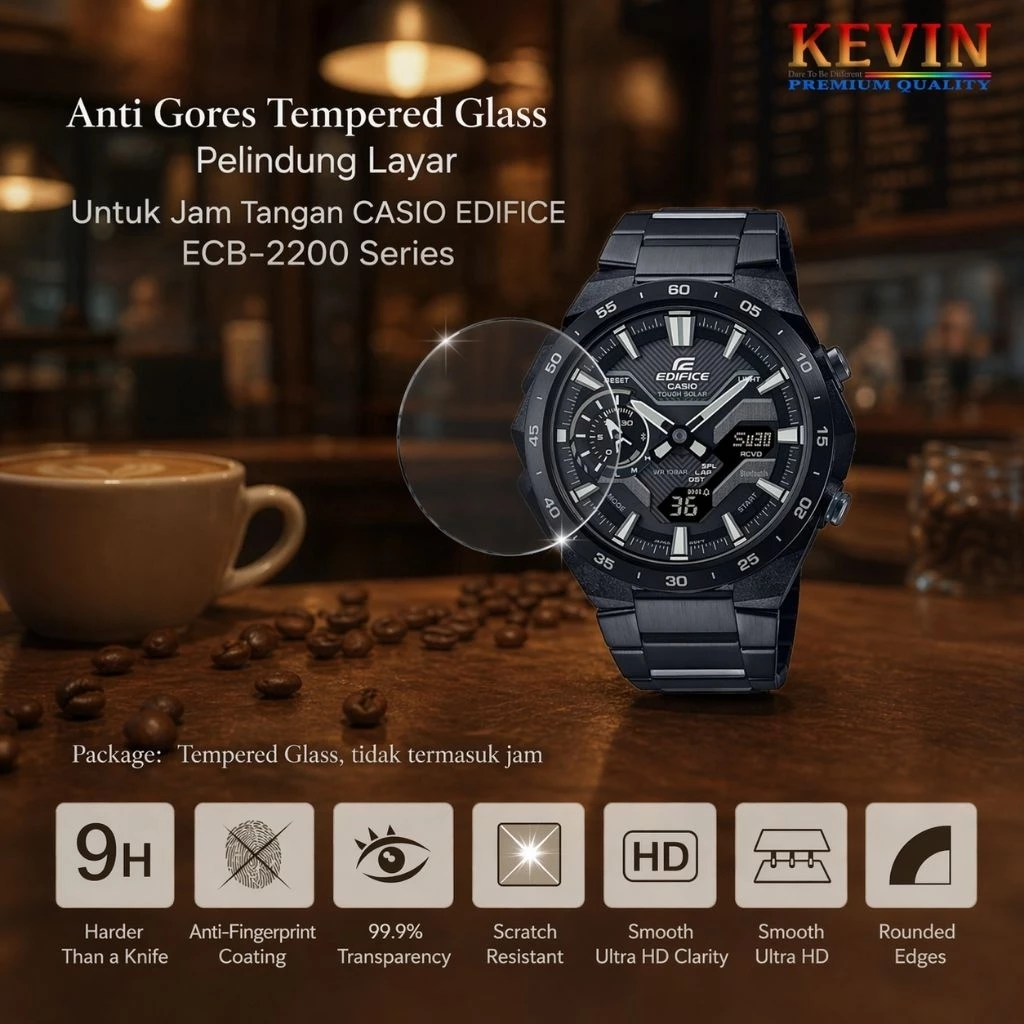 Anti Gores Pelindung Layar Casio Edifice ECB 2200 - Kevin Indonesia