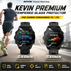 Premium Tempered Glass Anti Gores Garmin Forerunner 70 dan 170 - Tempered Glass Kevin Indonesia