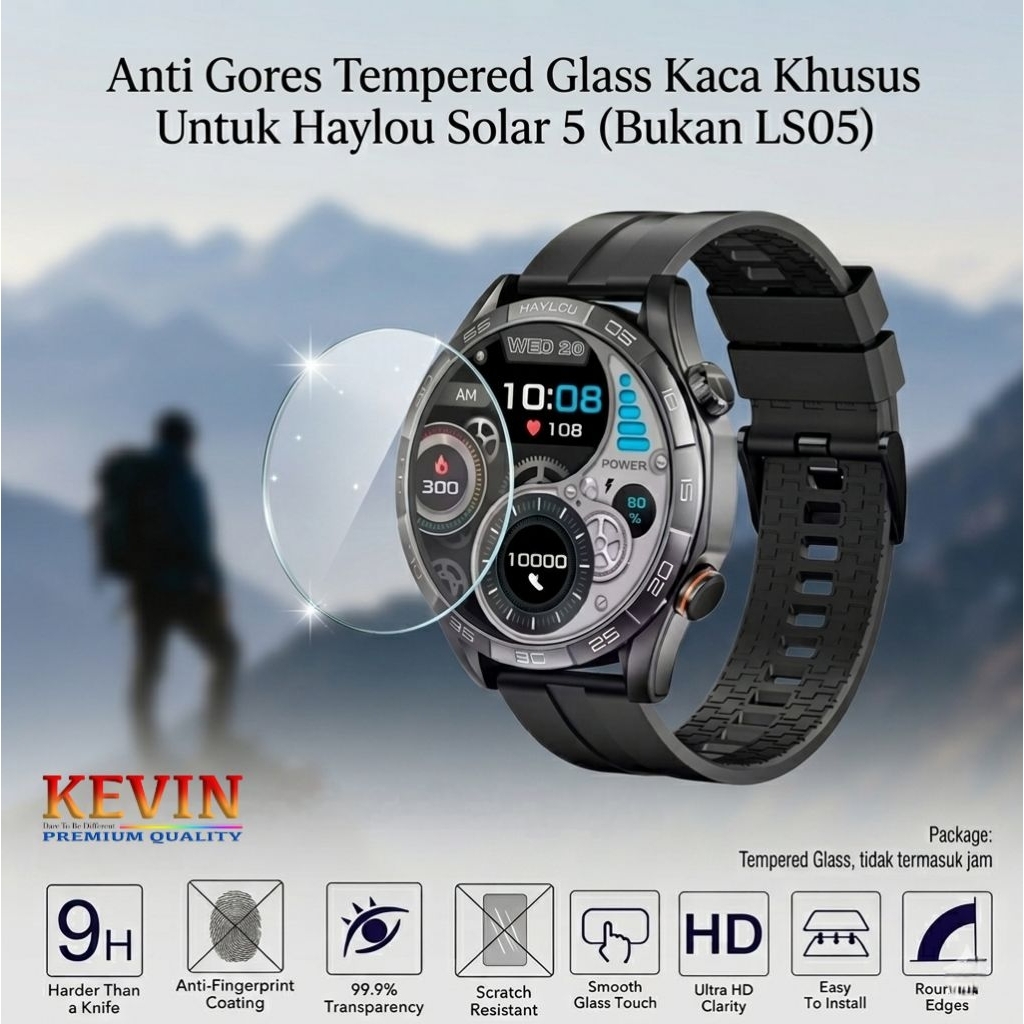 Anti Gores Smartwatch Haylou Solar 5 - Kevin Indonesia