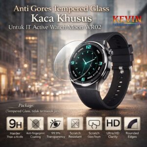 Anti Gores Smartwatch IT Active Watch Moon WR02 - Kevin Indonesia