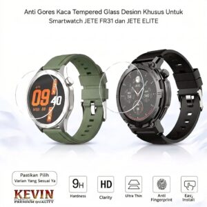 Anti Gores Smartwatch Jete FR31 dan Elite - Kevin Indonesia