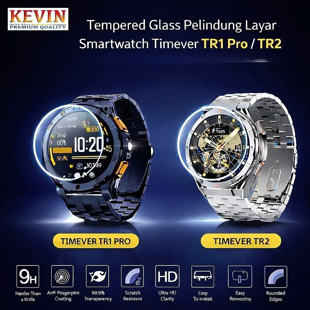 Anti Gores Smartwatch Timever TR1 Pro TR2 - Kevin Indonesia