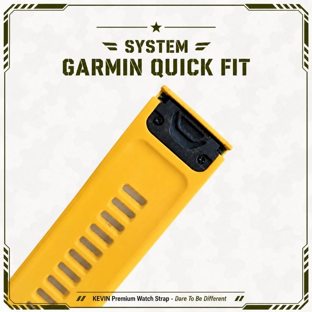KEVIN CQF Tali Jam Tangan Garmin Quick Fit Camo Army Series Premium