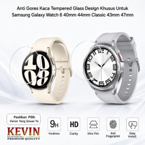 anti gores tempered glass samsung galaxy watch 6 - kevin
