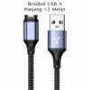 Braided USB A