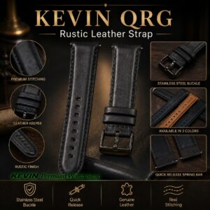 Genuine Leather Strap Premium Hand Made QRG Kevin Indonesia