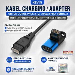 Premium Quality Kabel Charging Coros Smartwatch - Kevin Indonesia 1