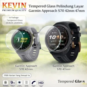 anti gores tempered glass untuk garmin approach s70 - kevin