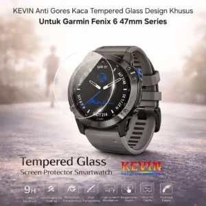 anti gores tempered glass untuk garmin fenix 6 - kevin