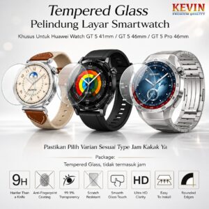 anti gores tempered glass huawei watch gt 5 - kevin
