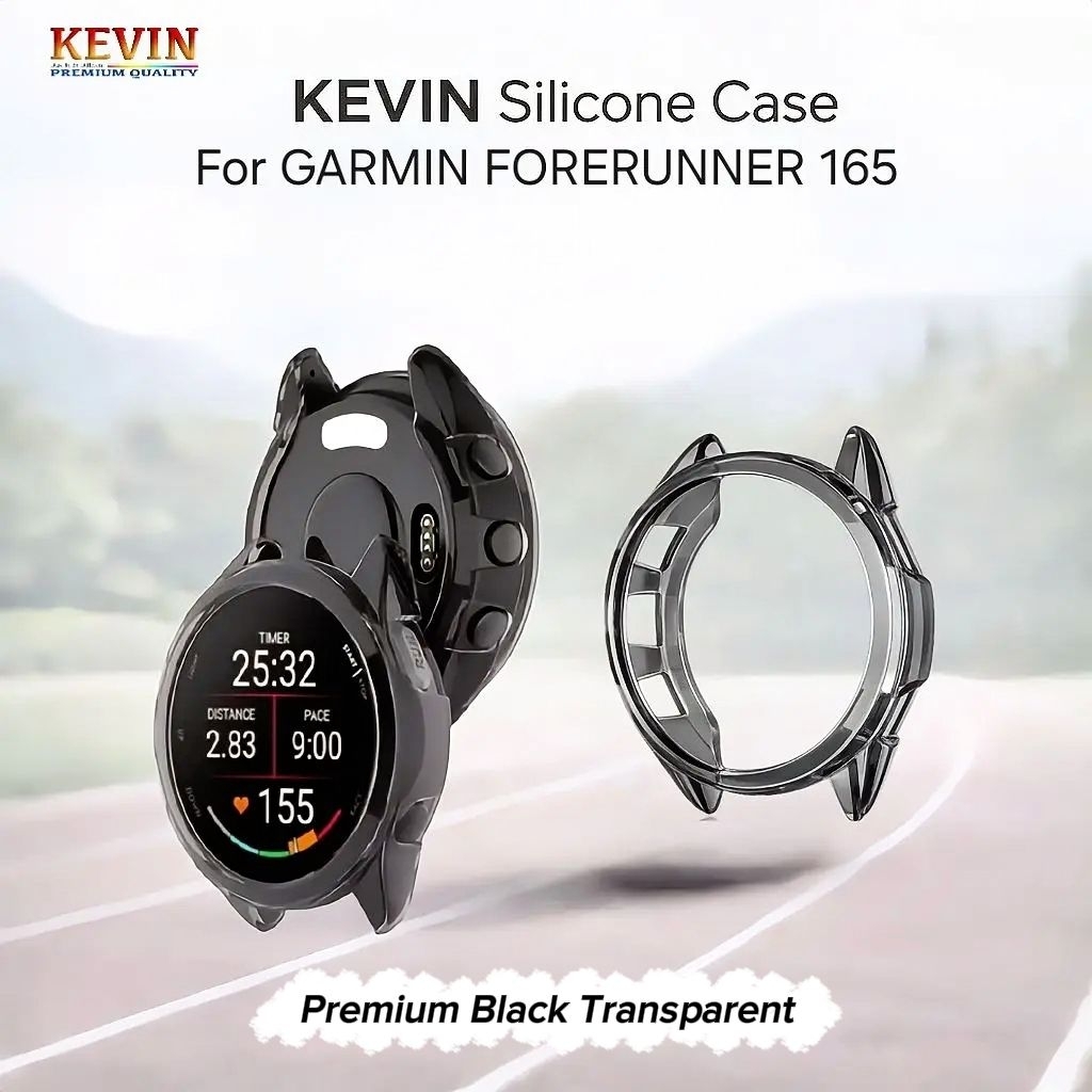 Lindungi smartwatch kesayangan Anda dengan KEVIN Soft Silicone Case Garmin Forerunner 165