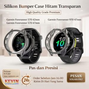 tpu silikon case garmin forerunner 570 970 Series - Kevin Indonesia