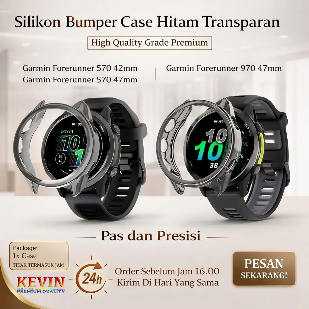 tpu silikon case garmin forerunner 570 970 Series - Kevin Indonesia