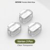 3 Pcs Clear Trans