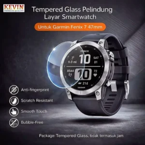 anti gores tempered glass untuk garmin fenix 7 - kevin