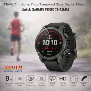 anti gores tempered glass untuk garmin fenix 7s - kevin