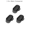 3 Pcs Black Trans
