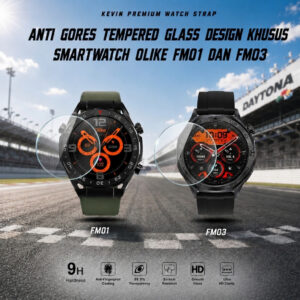 Tempered Glass Olike FM01 dan FM03 Pelindung Layar Smartwatch