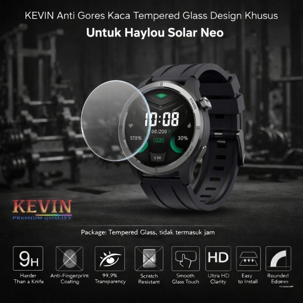 Anti Gores Haylou Solar Neo Premium Tempered Glass