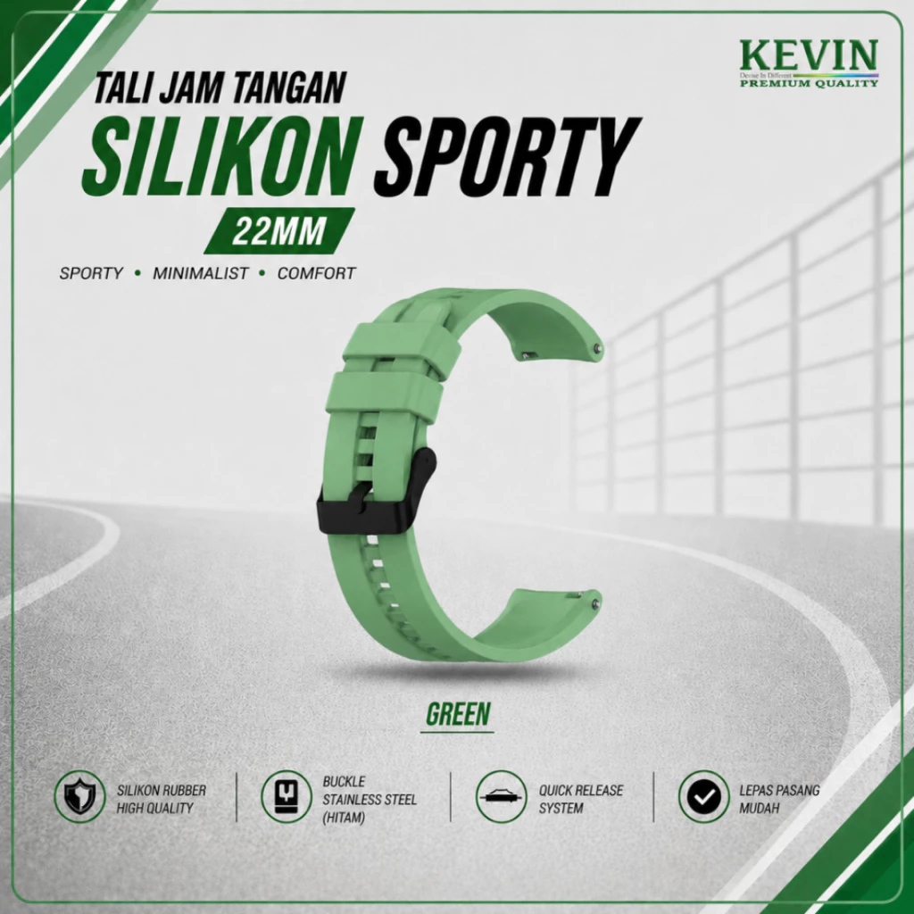 tali jam tangan smartwatch 22mm sporty minimalist - t2e