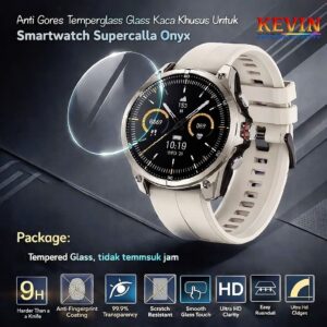 Anti Gores Tempered Glass Supercalla Onyx Smartwatch