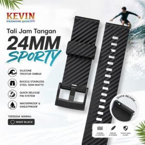 Strap jam 24mm Quick Release Kualitas Premium - Ms7