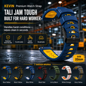 Strap Jam Tangan 20mm Pria Stylish Model Keren - gto