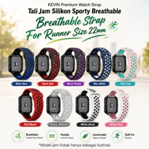 Tali Jam Sporty 22mm Nike Style Two Tone - Nkl