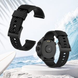 Strap jam 24mm Quick Release Hitam Premium - Ms7