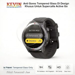 Anti Gores Smartwatch Supercalla Active Go Bahan Tempered Glass - Kevin