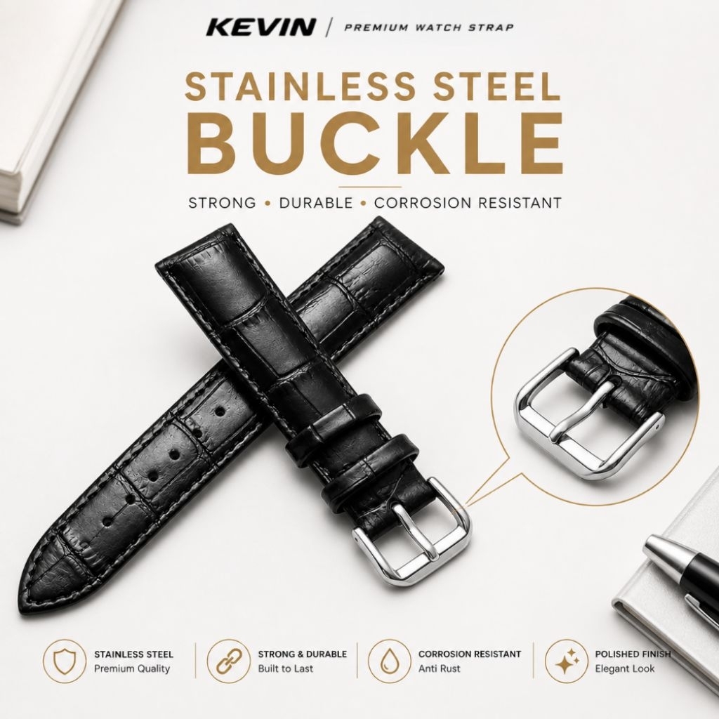 tali jam smartwatch kulit metal buckle - ccd kevin indonesia