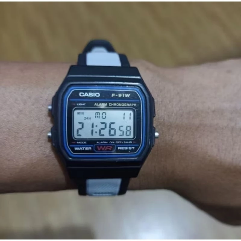 tali jam sporty qra di jam analog casio - kevin indonesia