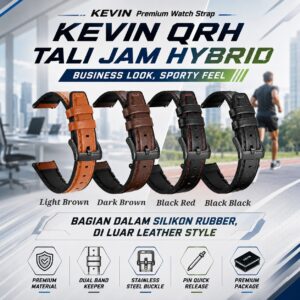 tali jam tangan smartwatch hybrid - QRH Kevin Indonesia 1
