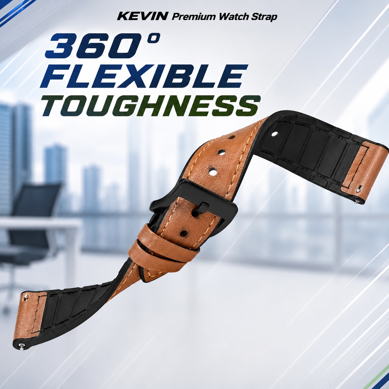 tali jam tangan hybrid flexible elastis - QRH Kevin Indonesia 1