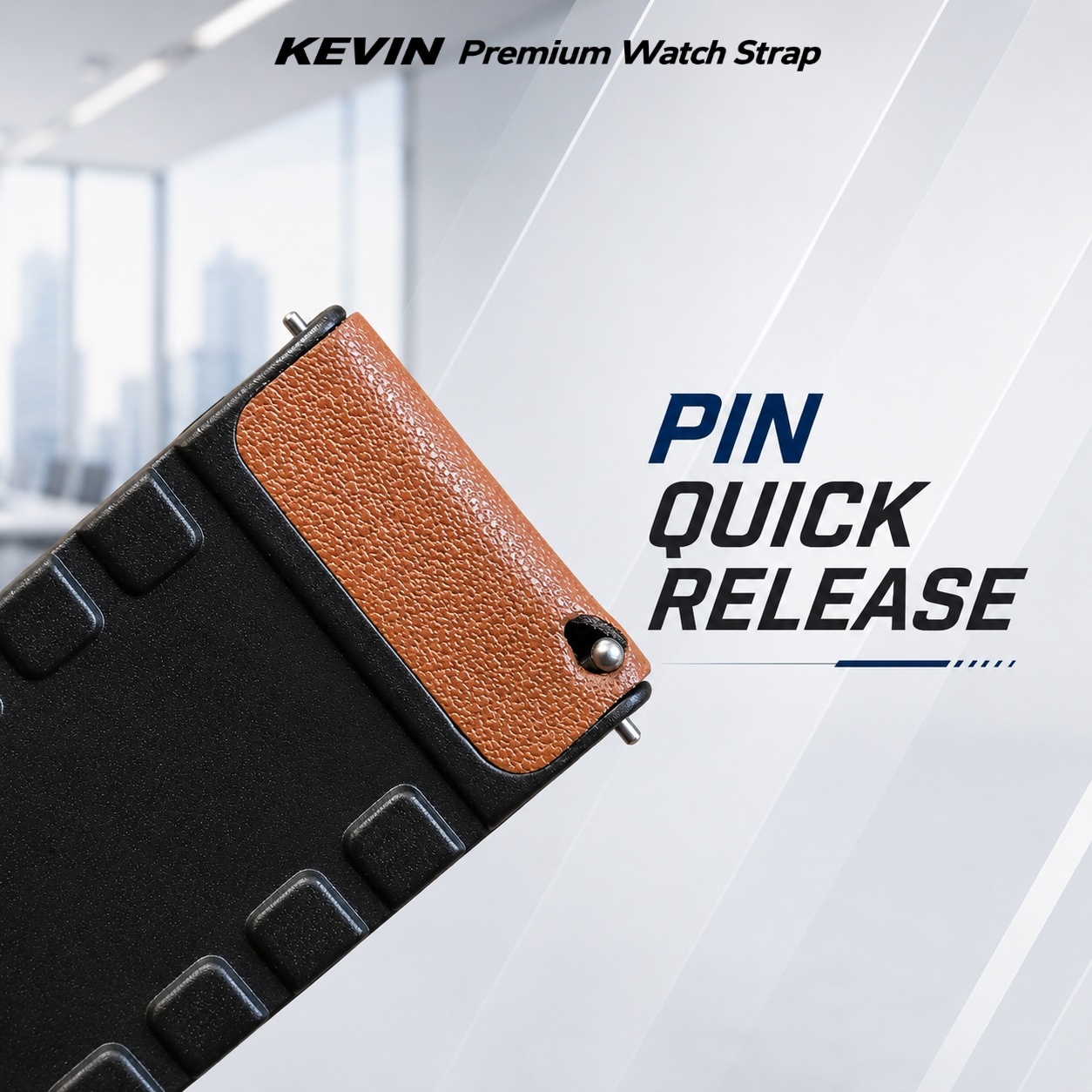 tali jam tangan hybrid pin quick release - QRH Kevin Indonesia 1