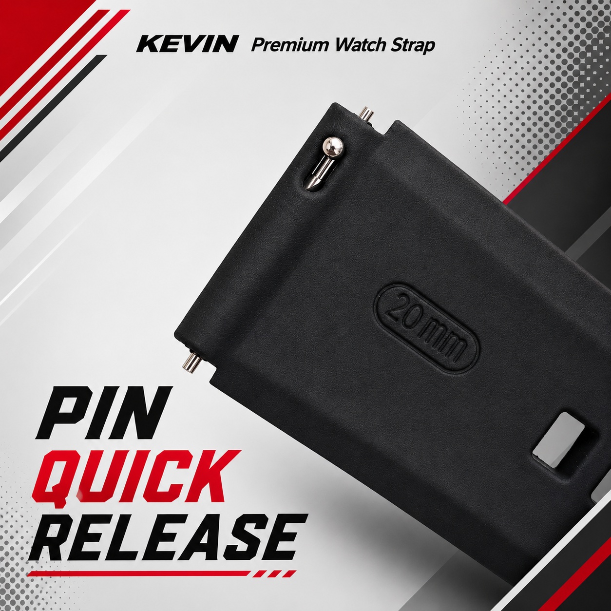 tali jam tangan 20mm t2p quick release - Kevin Indonesia 4