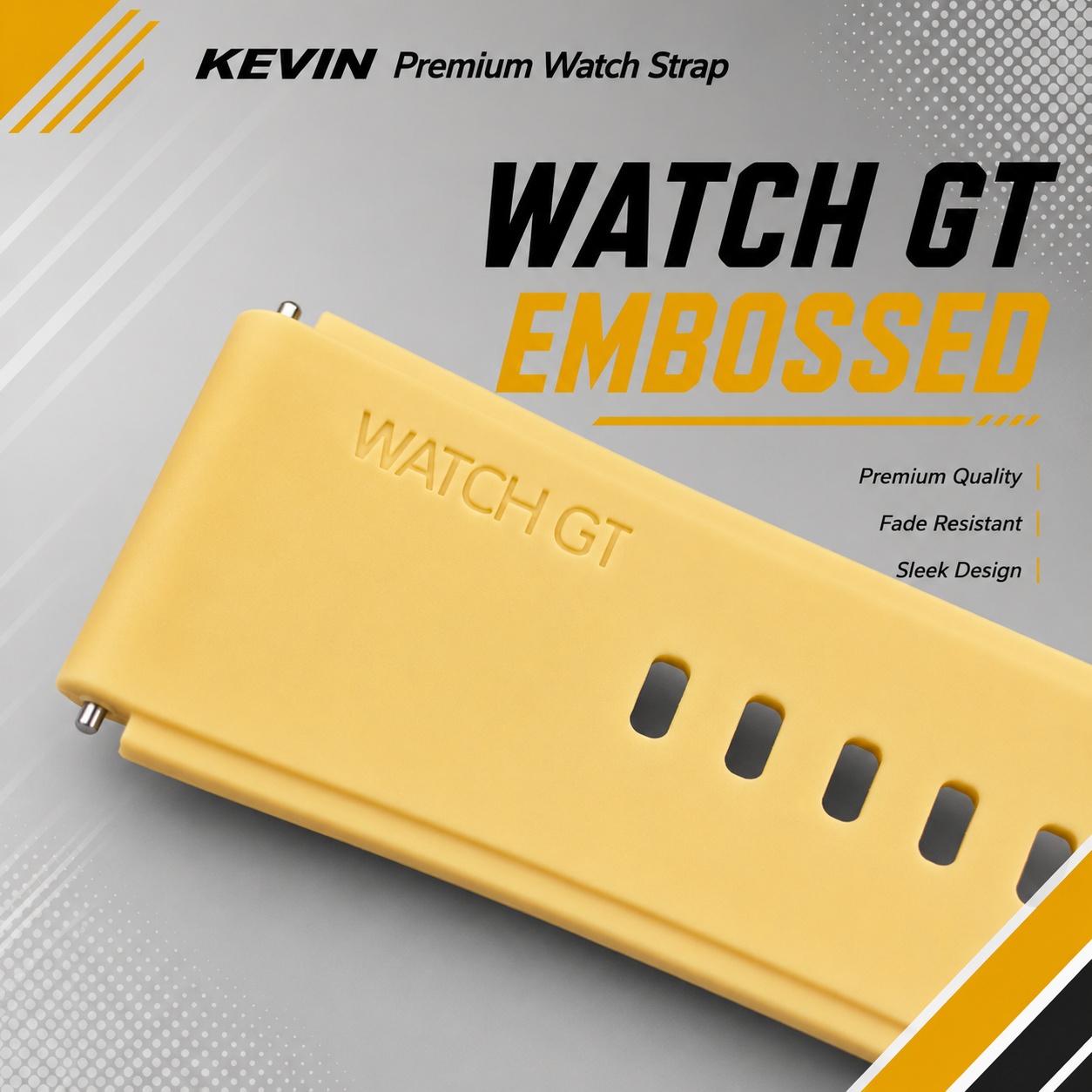 tali jam tangan 22mm watch gt embossed t2p - Kevin Indonesia 2