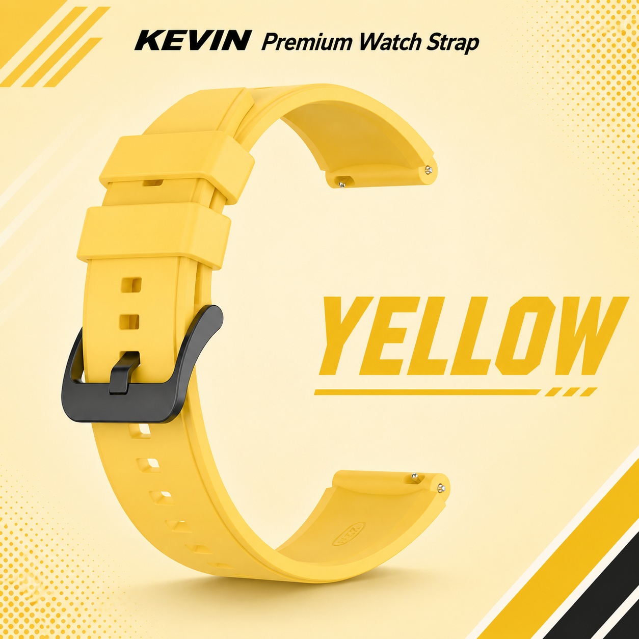 yellow tali jam tangan smartwatch 22mm t2p - Kevin Indonesia 2