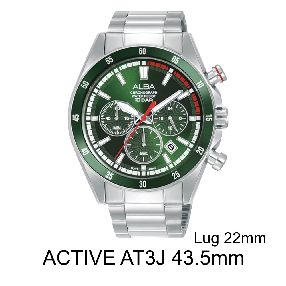 Tali Jam Alba AT3J 43.5mm Lug 22mm - KEVIN Indonesia