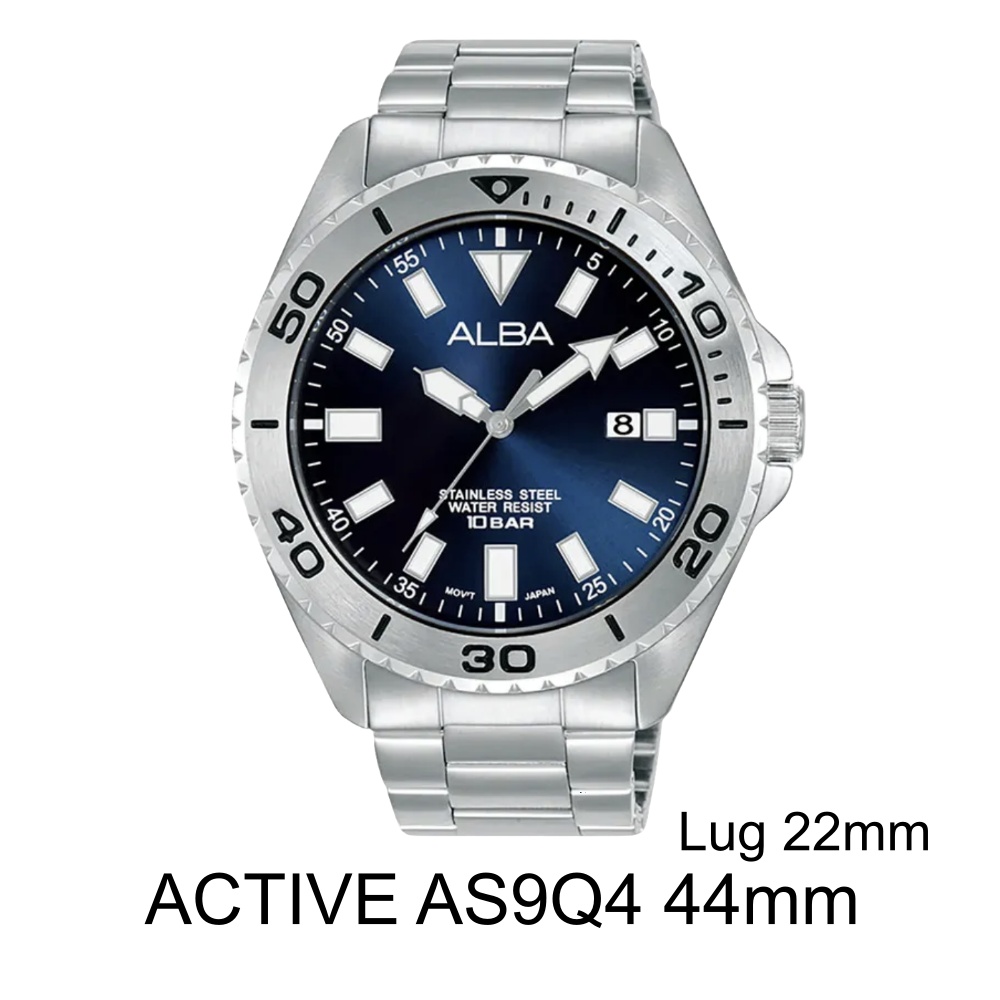 Tali Jam Alba Active AS9Q4 44mm Lug 22mm - KEVIN Indonesia
