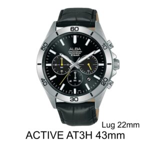Alba Active AT3H 43mm Lug 22mm
