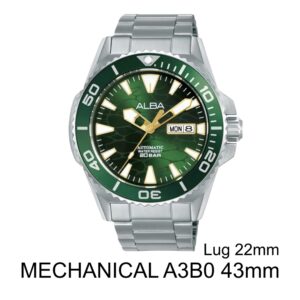 Alba Mechanical A3B0 43mm Lug 22mm
