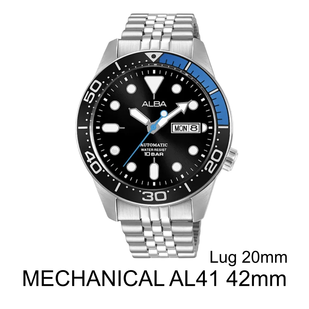 Tali Jam Alba Mechanical AL41 42mm Lug 20mm - KEVIN Indonesia