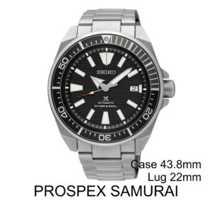 Seiko Prospex Samurai 43.8mm Lug 22mm