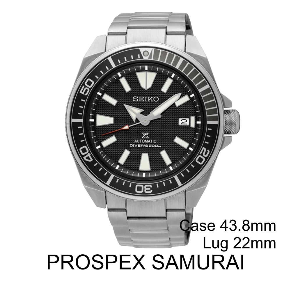 Tali Jam Tangan 22mm Kompatibel Seiko Prospex Samurai 43.8mm Lug 22mm - KEVIN Indonesia