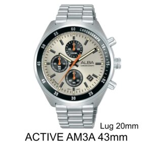 Alba Active AM3A 43mm Lug 20mm