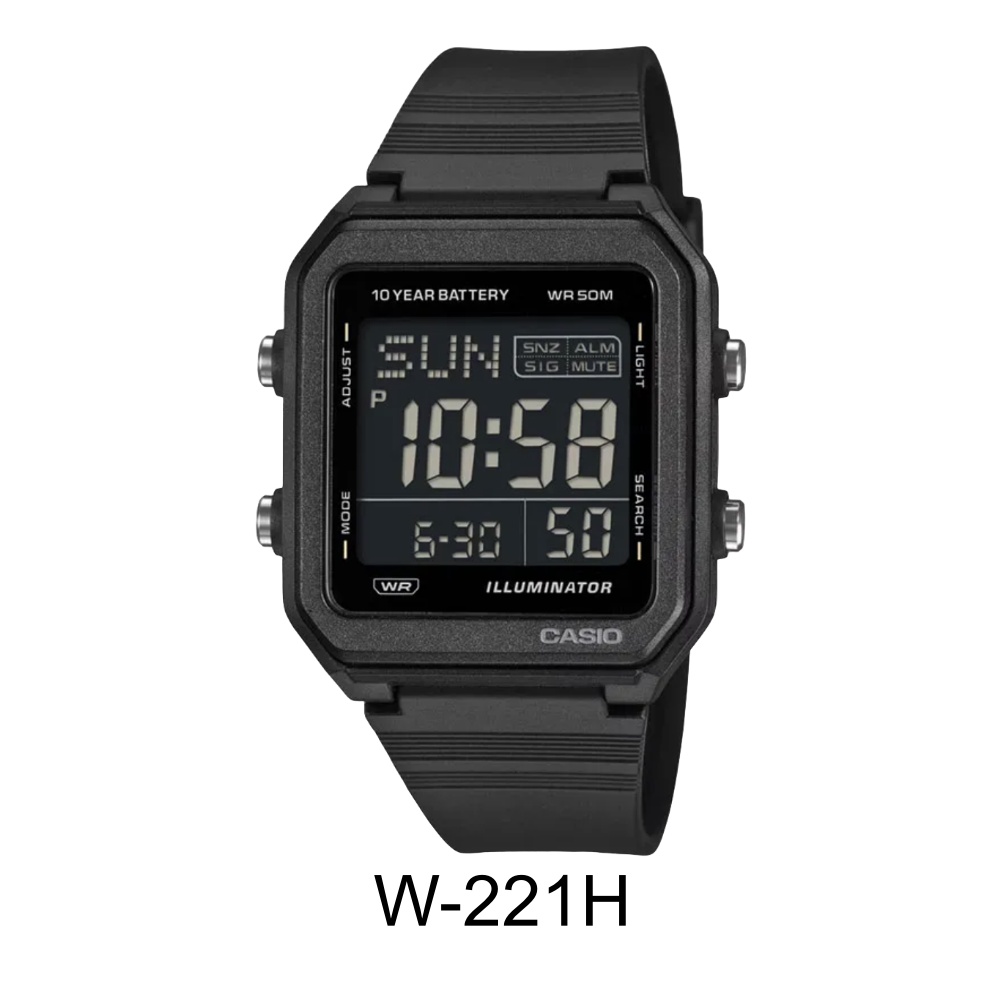 Tali Jam Tangan Casio W-221H Series - KEVIN Indonesia