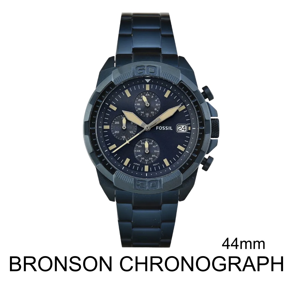Tali Jam Tangan Fossil Bronson Chronograph 44mm