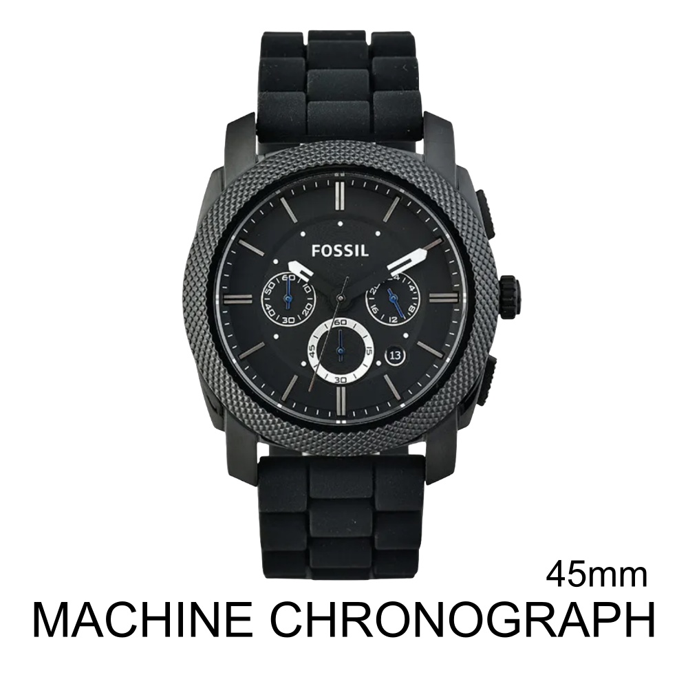 Tali Jam Tangan Fossil Machine Chronograph 45mm